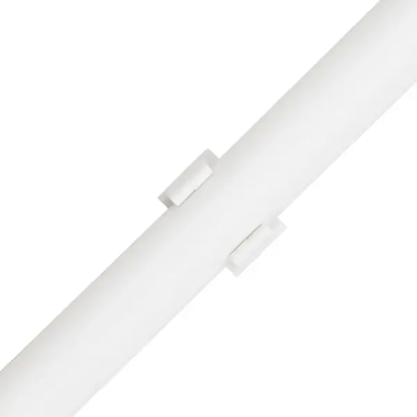Valged PVC kaablikanalid klambritega, Ø20 mm, 10 m komplekt – 7