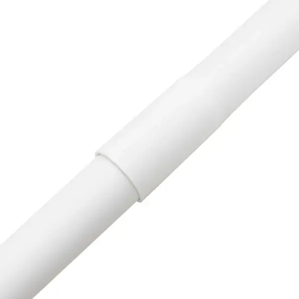 Valged PVC kaablikanalid klambritega, Ø20 mm, 30 m komplekt – 5