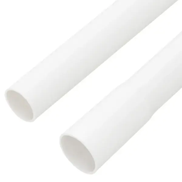 Valged PVC kaablikanalid Ø20 mm, 10 tk komplekt, 1 m, kruvitav – 5
