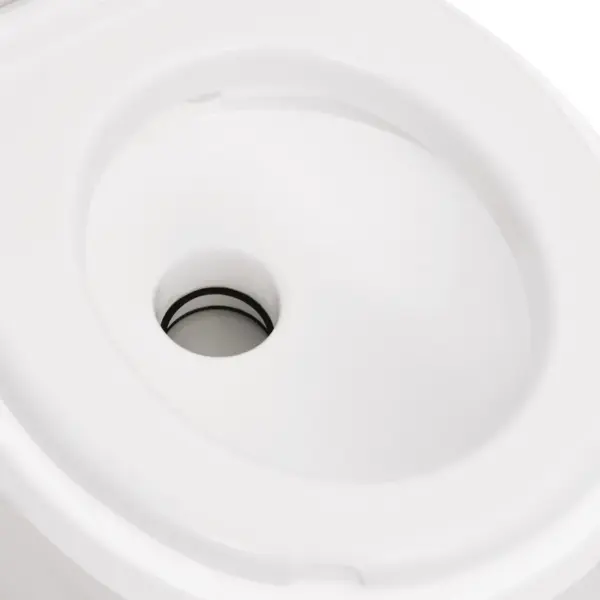Kaasaskantav matkatualett kolbpumbaga, valge, 24+17 l, HDPE ja PP, 53,5 x 37 x 48 cm - 9