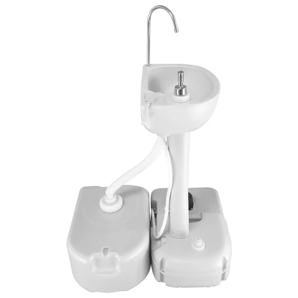 Kaasaskantav veepaak adapteriga, 24 l, hall HDPE