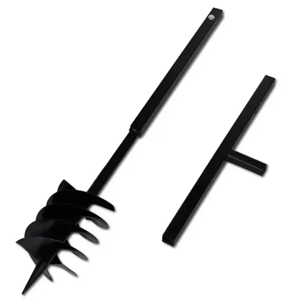 Käepidemega maapuur pikendustorudega, teras, must, 180 mm, kogupikkus kuni 13 m – 5