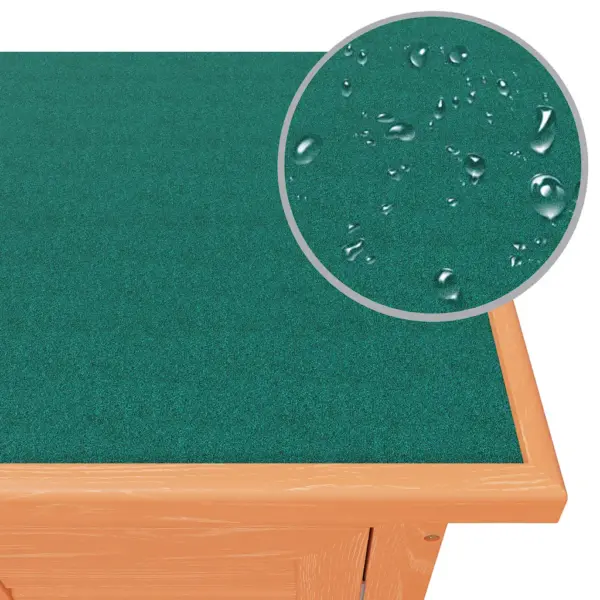 Kahekorruseline õueküülikupuur 4 uksega, männipuidust, pruun, 90 x 45 x 89 cm – 8