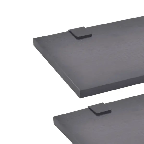 Kaheksaosaline must vannitoamööbli komplekt valamuga, seinale kinnitatav kapp 180 x 45 x 45 cm – 3
