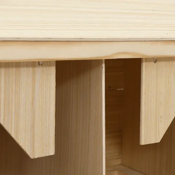Kana pesakast 4 sektsiooniga keskmise suurusega kanadele, männipuit, 106 x 40 x 59 cm – 6