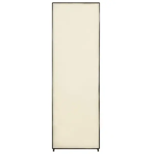 Kaasaskantav kangasriidekapp 3 sahtliga, kreemjasvalge, 87 x 49 x 159 cm – 5