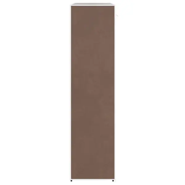Kangast garderoobikapp sektsioonide ja riputustorudega, pruun, 45 x 150 x 176 cm – 5