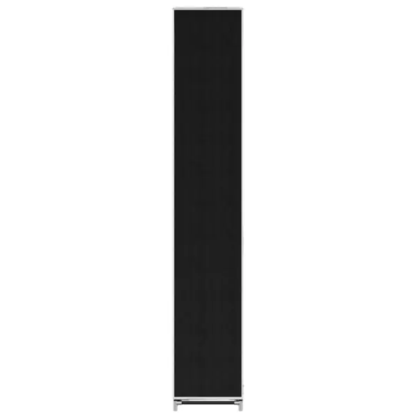 Kangast jalatsikapp lukkudega kattega, 8 riiulit, must, 57 x 29 x 162 cm – 5
