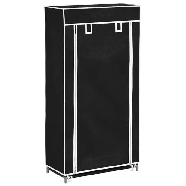 5 riiuliga kangast kingakapp, must, 58 x 28 x 106 cm – 2