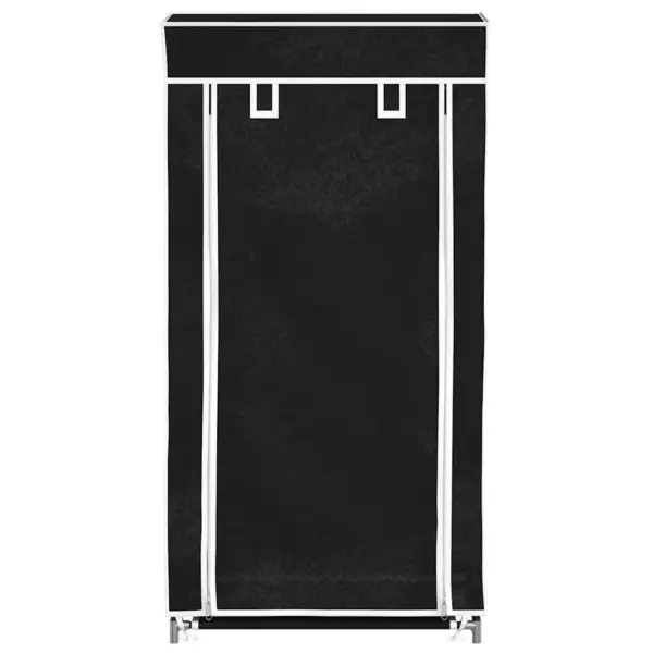 5 riiuliga kangast kingakapp, must, 58 x 28 x 106 cm – 4