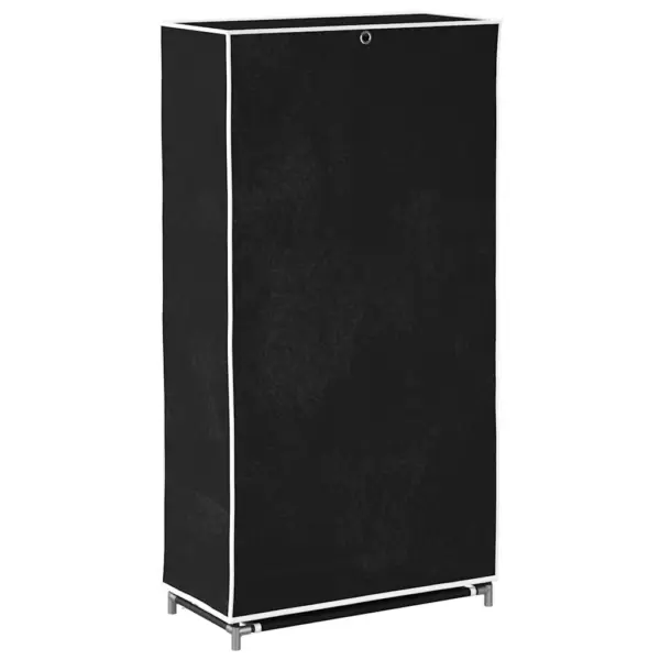 5 riiuliga kangast kingakapp, must, 58 x 28 x 106 cm – 6