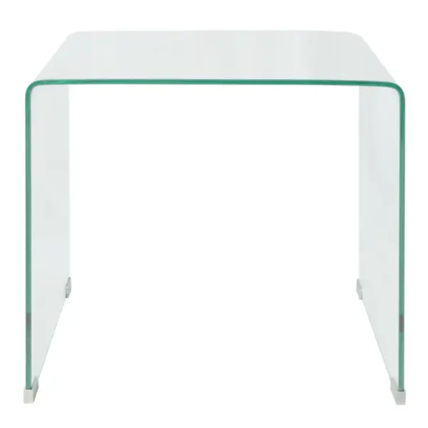 Karastatud klaasist läbipaistev kohvilaud 49,5 x 50 x 45 cm - 2