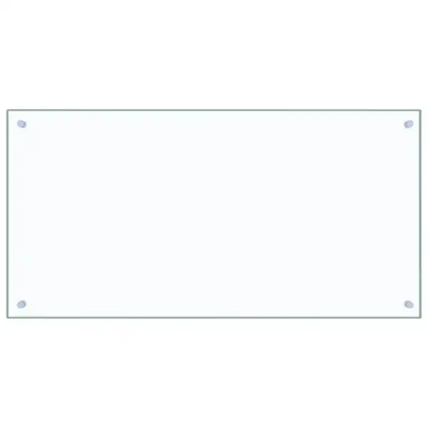 Läbipaistev karastatud klaasist köögi pritsmekaitse, 100 x 50 cm, 6 mm – 2