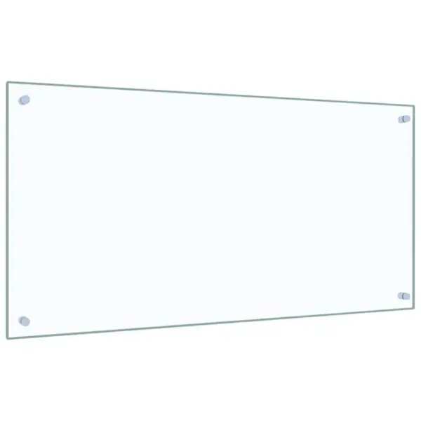 Läbipaistev karastatud klaasist köögi pritsmekaitse, 100 x 50 cm, 6 mm – 5