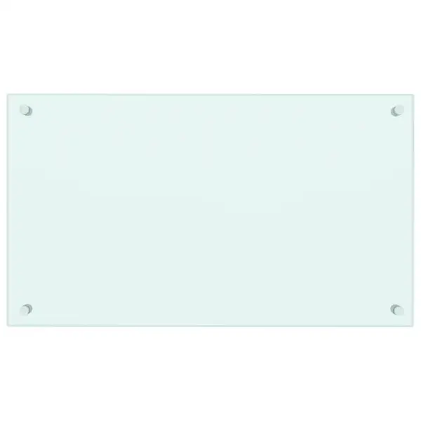 Köögiseina pritsmekaitse karastatud klaasist, piimvalge, 70 x 40 cm – 2