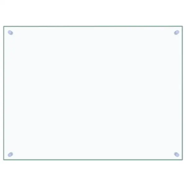 Karastatud klaasist köögi pritsmekaitse, läbipaistev, 80 x 60 cm, 6 mm – 2