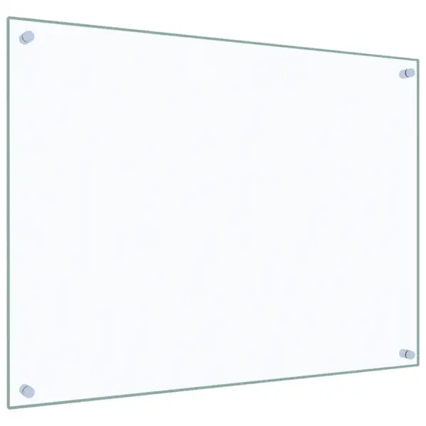 Karastatud klaasist köögi pritsmekaitse, läbipaistev, 80 x 60 cm, 6 mm – 5