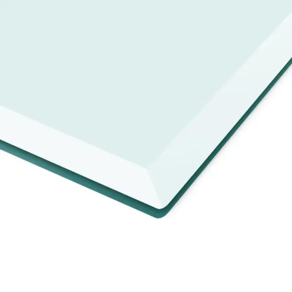8 mm paksune karastatud klaasist lauaplaat, ristkülik, läbipaistev, 100 x 62 cm – 3