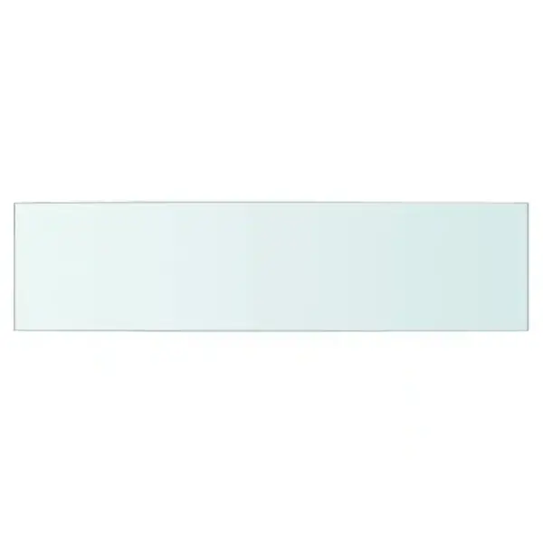 Karastatud klaasist riiuliplaat 60 x 15 cm, läbipaistev, 8 mm, kandevõime 15 kg – 2