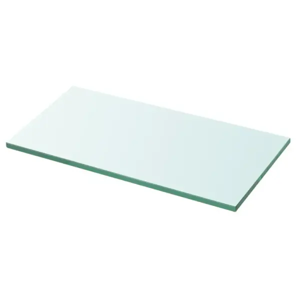 Karastatud klaasist seinariiulid 2 tk läbipaistev 20 x 30 cm, 8 mm, kandevõime 15 kg – 2