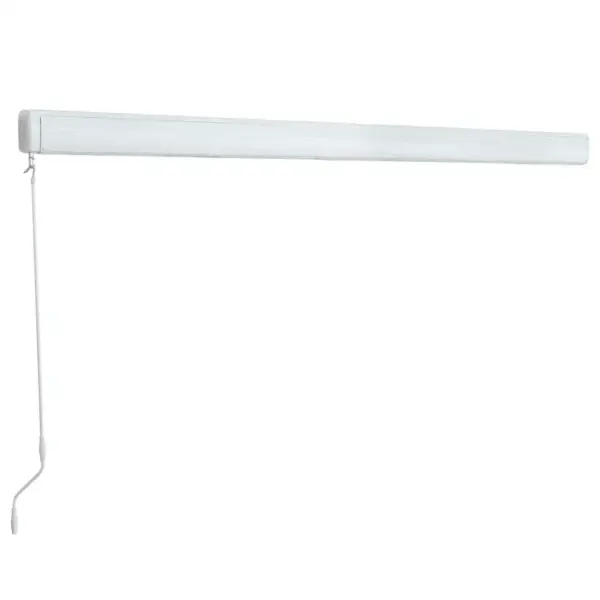 Käsitsi avatav terrassimarkiis alumiiniumraamiga, 400 x 300 cm, sinine-valge - 4
