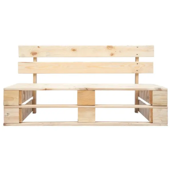 Kaubaalustest 2-kohaline aiadiivan liivakarva patjadega, immutatud männipuit, 110 x 66 x 65 cm – 4