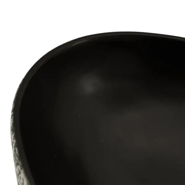 Ovaalne tööpinnale paigaldatav keraamiline valamu, must ja sinine, 56,5 x 36,5 cm – 7