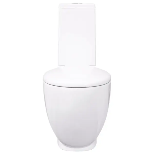Keraamiline WC-pott loputuskastiga, tagumise äravoolu ja veevooluga, valge, 65 x 38,5 x 84,5 cm – 4