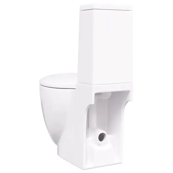 Keraamiline WC-pott loputuskastiga, tagumise äravoolu ja veevooluga, valge, 65 x 38,5 x 84,5 cm – 6
