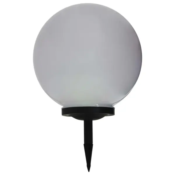 Õue kerakujulised LED päikeselambid RGB valgusega, 2 tk, valge, 40 cm – 5