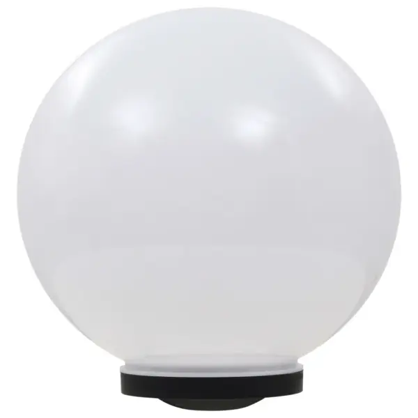 Õue kerakujulised LED päikeselambid RGB valgusega, 2 tk, valge, 40 cm – 9
