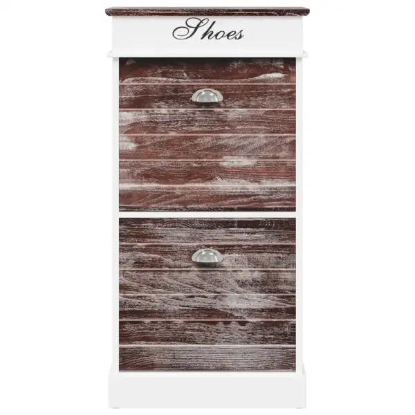 Kingakapp 2 kallutatava sahtliga, pruun ja valge Paulownia puit, 50 x 28 x 98 cm – 4