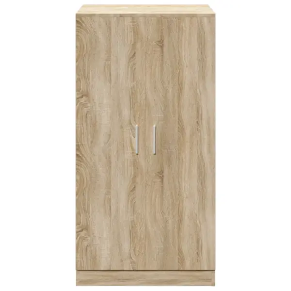 Kingakapp 7 riiuliga, tamm, tehispuit ja MDF, 55 x 35 x 108 cm – 4