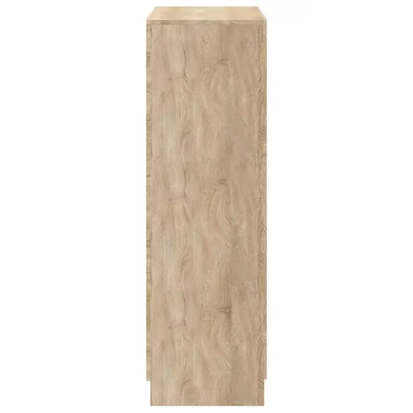 Kingakapp 7 riiuliga, tamm, tehispuit ja MDF, 55 x 35 x 108 cm – 5