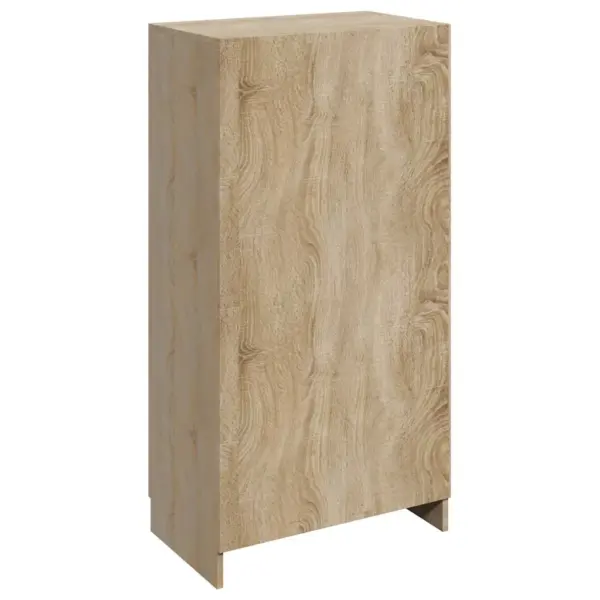 Kingakapp 7 riiuliga, tamm, tehispuit ja MDF, 55 x 35 x 108 cm – 6