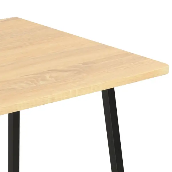 Kirjutuslaud riiulisüsteemiga, must ja tammevärvi, 102 x 50 x 117 cm – 6