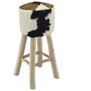 Kitsenahast istmega baaripukk, tiigipuidust raam, 76 cm