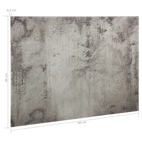 Seinakinnitusega klaasist magnettahvel, kuivkustutatav, betoonivärvi, 60 x 40 cm – 7