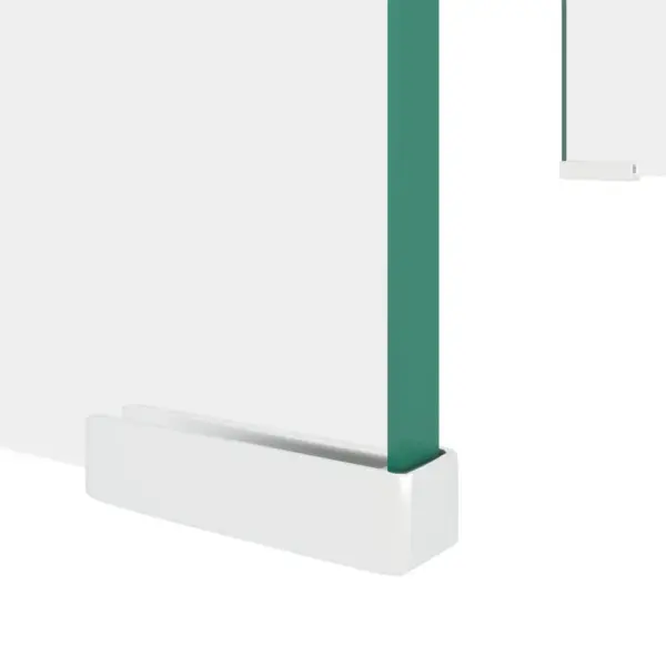 Klaasist monitori- ja telerialus, läbipaistev, 60 x 25 x 11 cm – 5