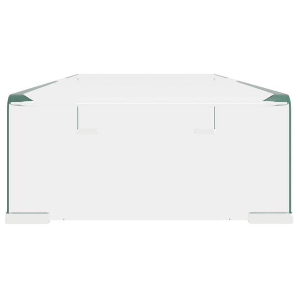 Klaasist monitori- ja telerialus, läbipaistev, 70 x 30 x 13 cm - 4