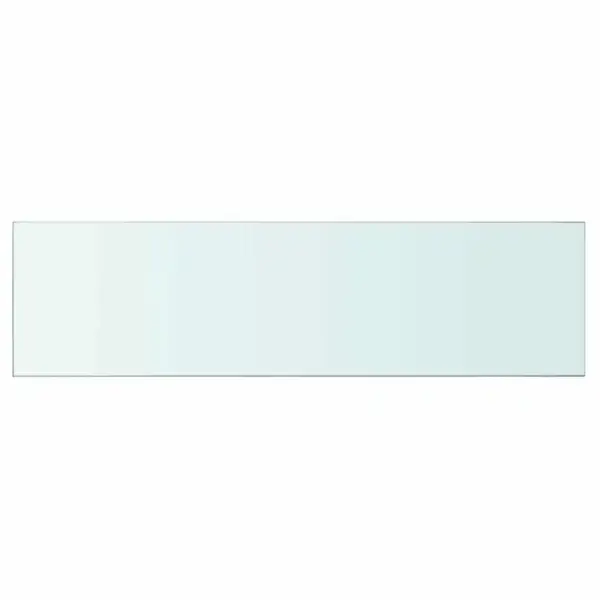 Klaasist riiuliplaat 110 x 30 cm, läbipaistev karastatud klaas, 8 mm, kandevõime 15 kg - 2