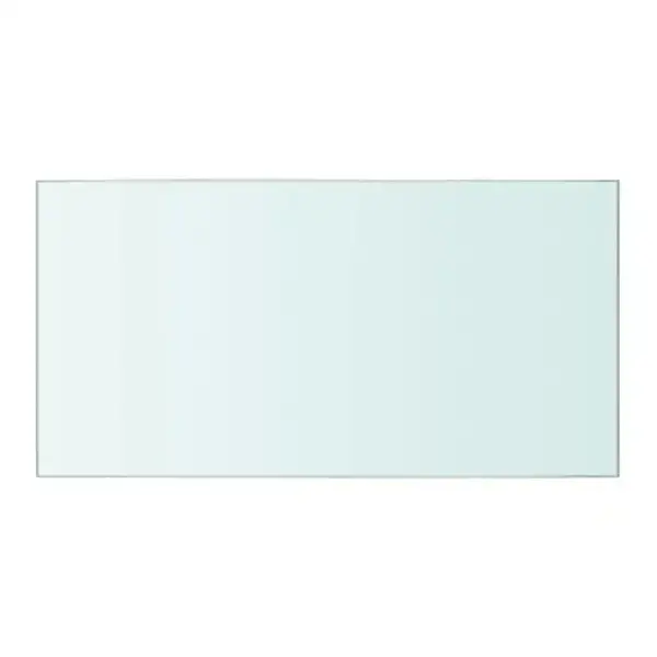 Karastatud klaasist riiuliplaat 40 x 20 cm, läbipaistev, 8 mm, kandevõime 15 kg – 2