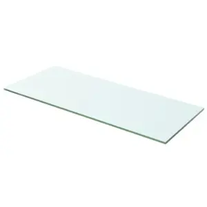 Läbipaistev karastatud klaasist riiuliplaat 60 x 20 cm