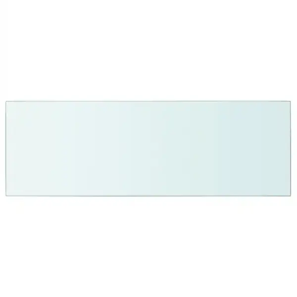 Karastatud klaasist riiuliplaat, läbipaistev, 70 x 25 cm, 8 mm, kandevõime 15 kg – 2