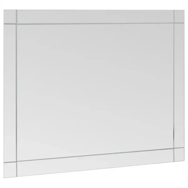 Klaasist seinapeegel, hõbedane, 80 x 60 cm, 5 mm – 3