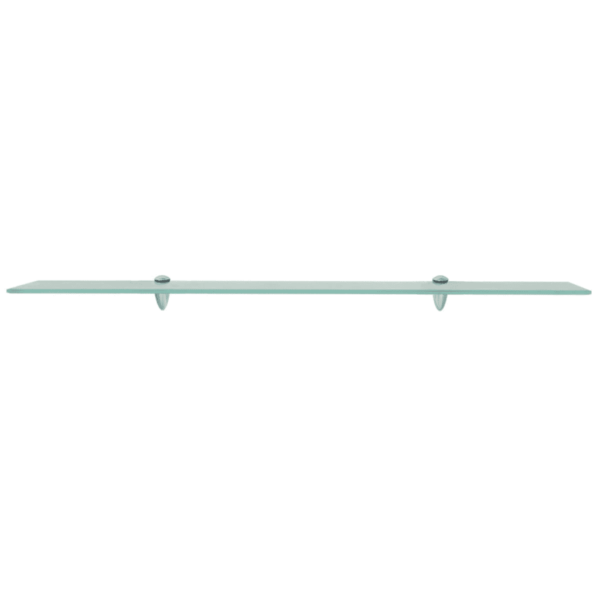 Klaasist seinariiulid, 2 tk, läbipaistev, 100 x 20 cm, 8 mm karastatud turvaklaas - 3