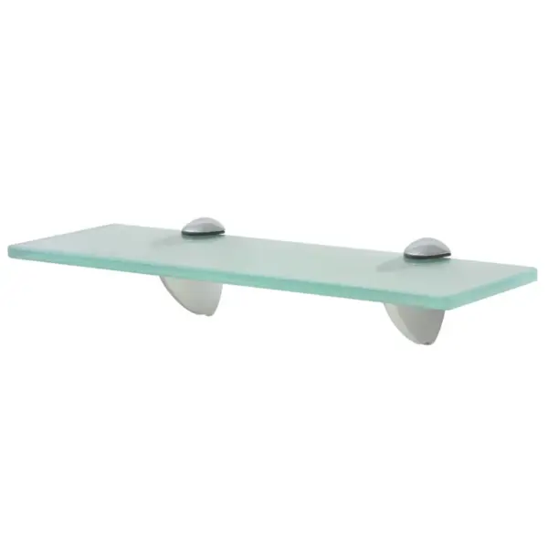 Klaasist seinariiulid, 2 tk, läbipaistev karastatud klaas, 30 x 10 cm, 8 mm, kandevõime 10 kg – 2