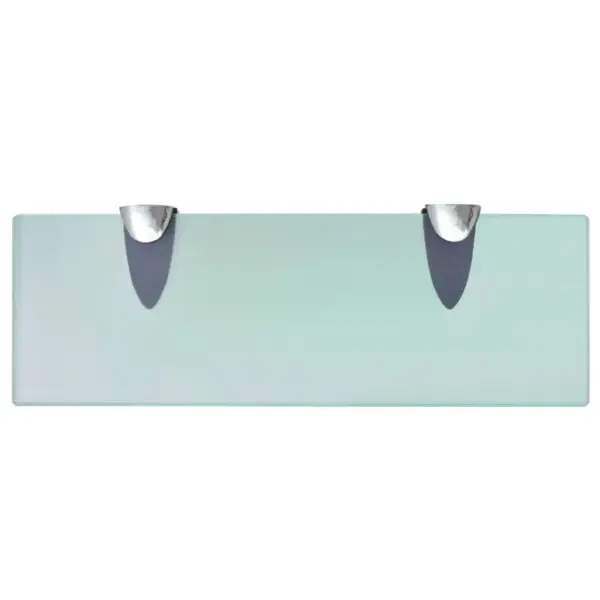 Klaasist seinariiulid, 2 tk, läbipaistev karastatud klaas, 30 x 10 cm, 8 mm, kandevõime 10 kg – 4