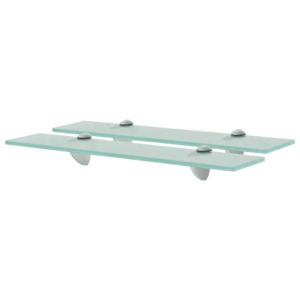 Klaasist seinariiulid 2 tk, läbipaistev, 50 x 10 cm, 8 mm karastatud klaas