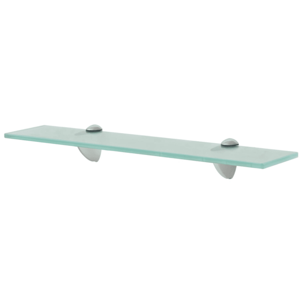 Klaasist seinariiulid 2 tk, läbipaistev, 50 x 10 cm, 8 mm karastatud klaas – 2